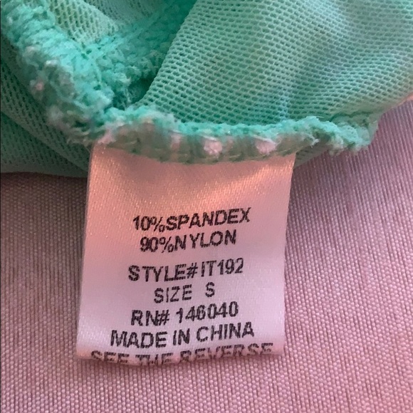 Signature 8 mint Lace Bralette - Picture 7 of 7